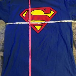 🦸‍♂️💫Official DC Comics WB Superman T-Shirt Size Large Traditional Royal Blue